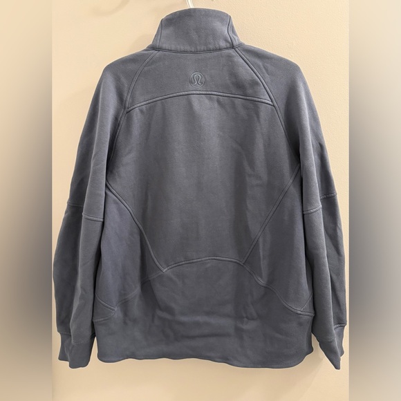 Sold | Lululemon Athletica Blue Scuba Full Zip Oversized - Picture 6 of 7